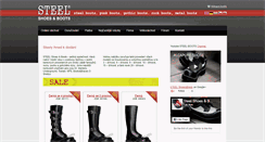 Desktop Screenshot of cz.steel-boots.com