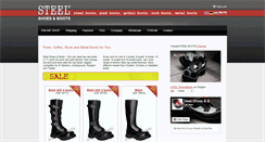 Desktop Screenshot of hu.steel-boots.com