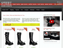 Tablet Screenshot of hu.steel-boots.com